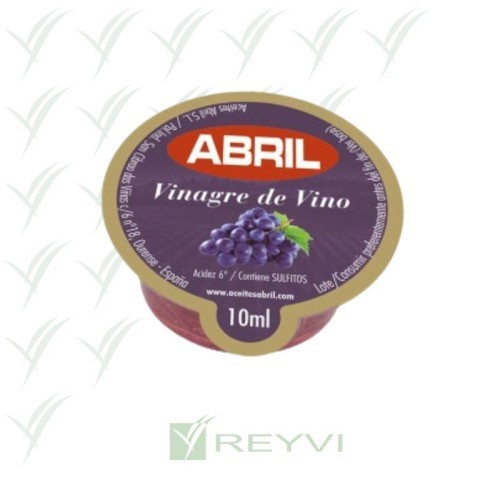 VINAGRE VINO TINTO TARRINA 10ml C/168ud