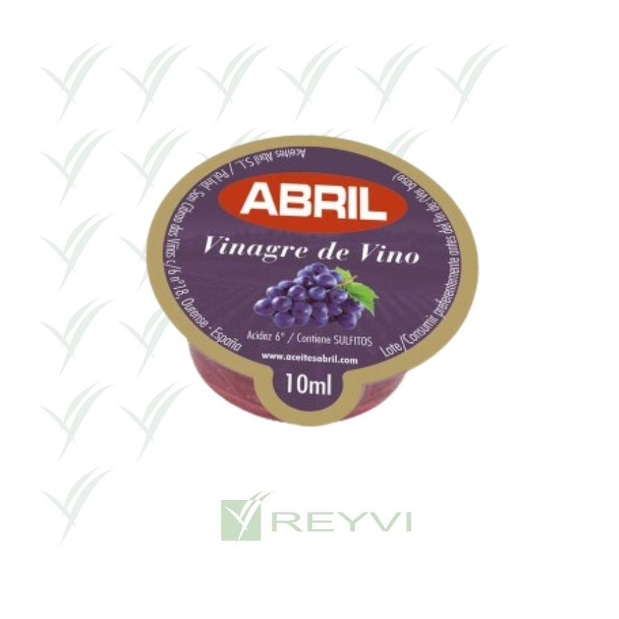 VINAGRE VINO TINTO TARRINA 10ml C/168ud