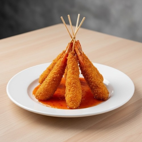 Crocante de langostino en panko