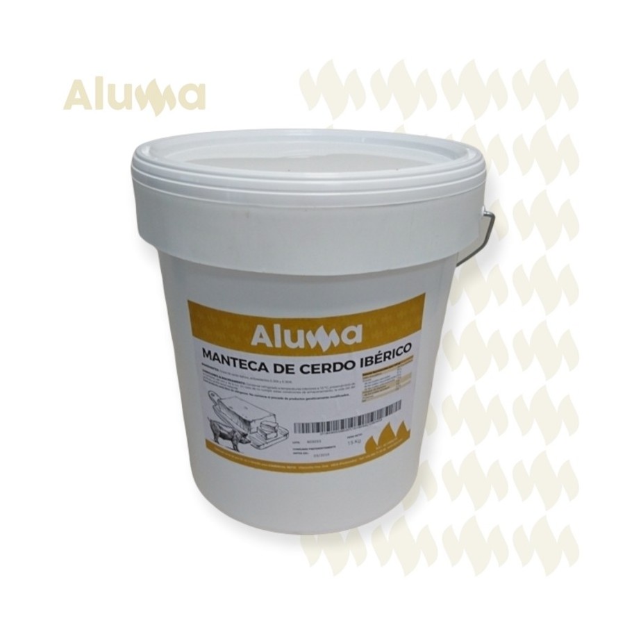 CUBO 14 KG MANTECA CERDO ALUMA