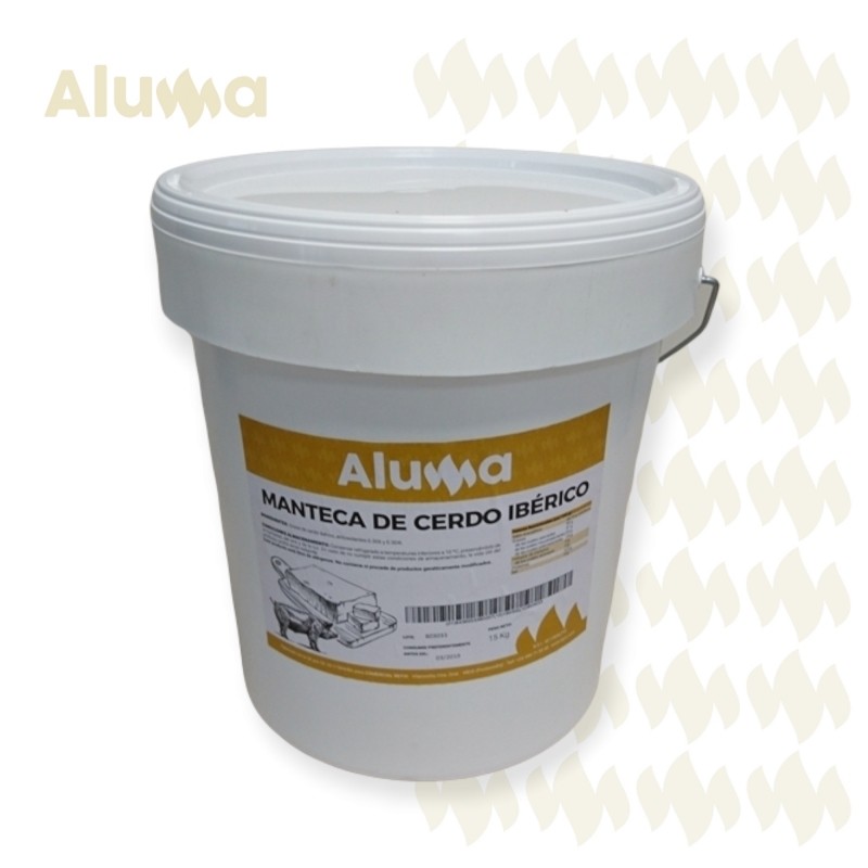 CUBO 14 KG MANTECA CERDO ALUMA