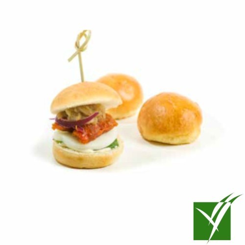 Pan Mini Brioche Round 10g - Panecillos Esponjosos Ultracongelados | Caja 120 uds