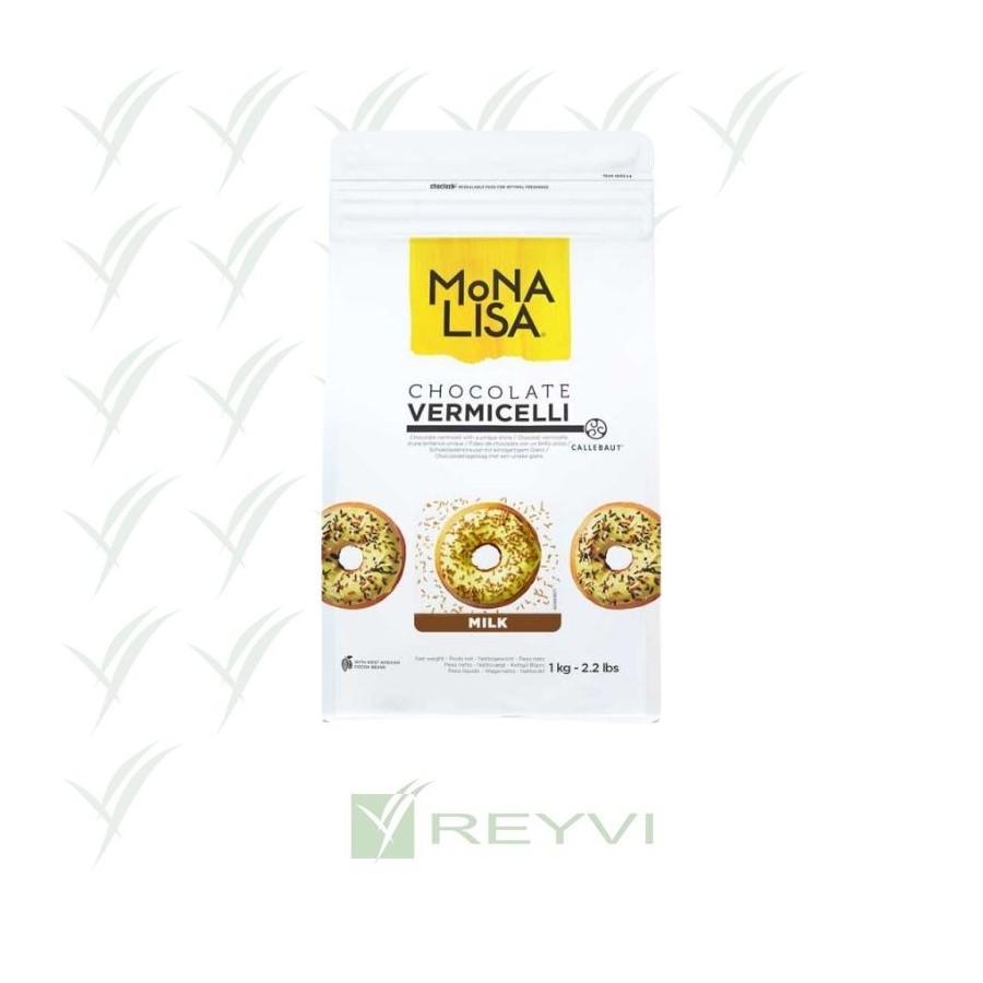 FIDEO LECHE CALLEBAUT BOLSA 1 KG (C/6)