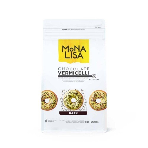 FIDEO CHOCO NEGRO CALLEBAUT PQTE 1 KG (C/6)