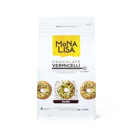 FIDEO CHOCO NEGRO CALLEBAUT PQTE 1 KG (C/6)