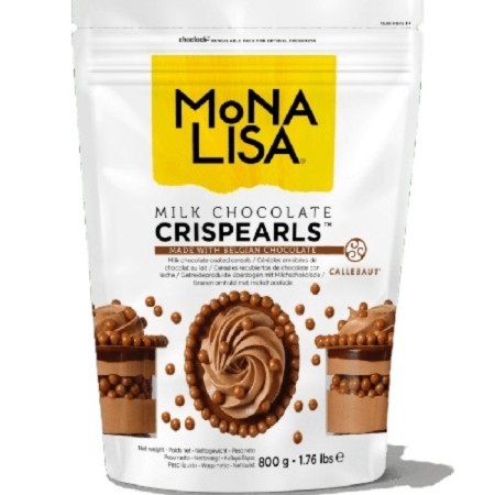 CRISPEARLS LECHE CALLEBAUT PQTE 800 GR (C/4)