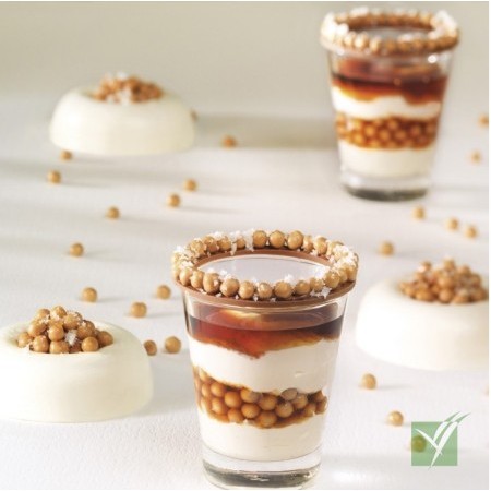 CRISPEARLS GOLD CARAMELO SAL PQTE 800GR (C/4)