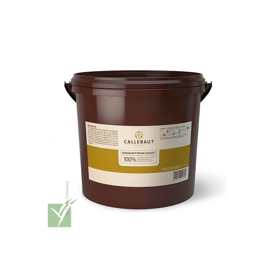 Manteca de cacao Callebaut 100 % pura | Gotas para fluidez y aerografía