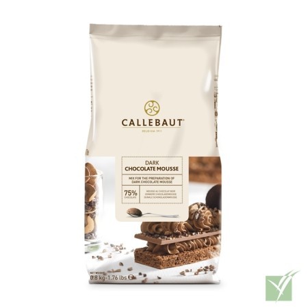Preparado para mousse de chocolate negro Callebaut - Bolsa 800 gr.