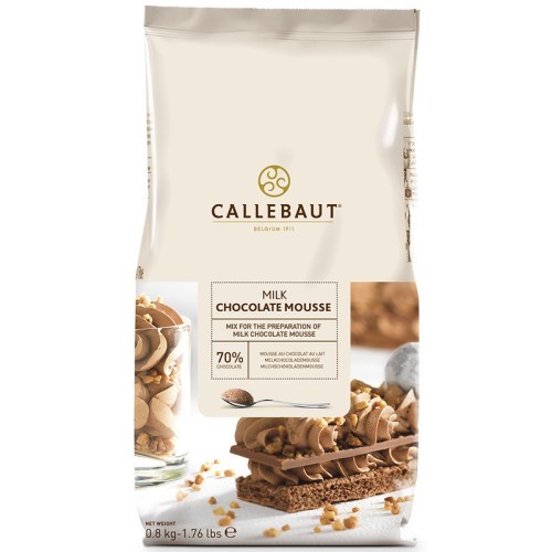 Prepara para mousse de chocolate con leche Callebaut - Bolsa 800 gr.