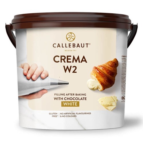Relleno Cremoso de Chocolate Blanco Callebaut® W2 | Notas de Vainilla | Sin Gluten