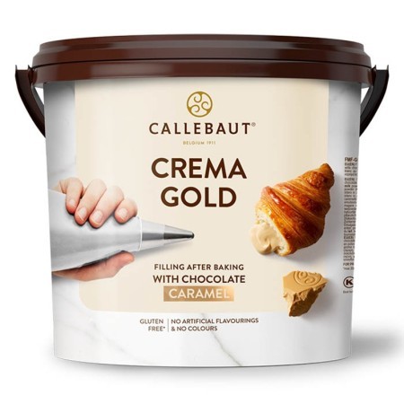 Relleno Cremoso Callebaut® Gold | Sabor Toffee y Mantequilla | Ideal para Pastelería | Sin Gluten