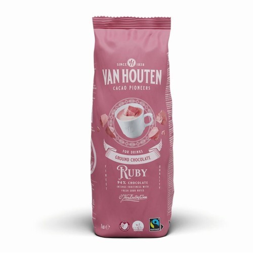 VAN HOUTEN BEBIDA CHOCO RUBY B/1 KG C/10  UD