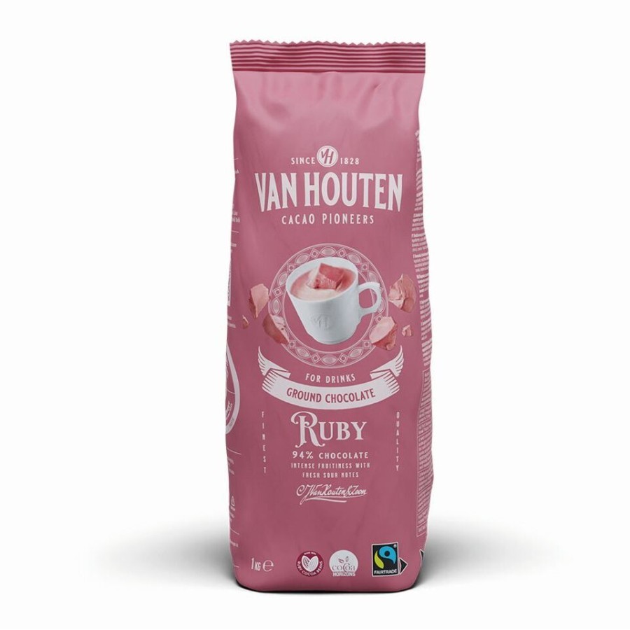 VAN HOUTEN BEBIDA CHOCO RUBY B/1 KG C/10  UD
