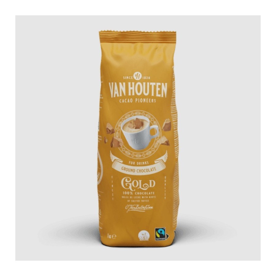 VAN HOUTEN BEBIDA CHOCO GOLD B/1 KG C/10  UD