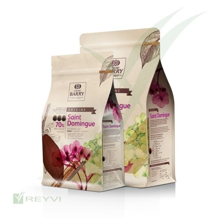 CHOCO NEGRO 70% R.DOMINICAN B/2,5 KG (C/4)