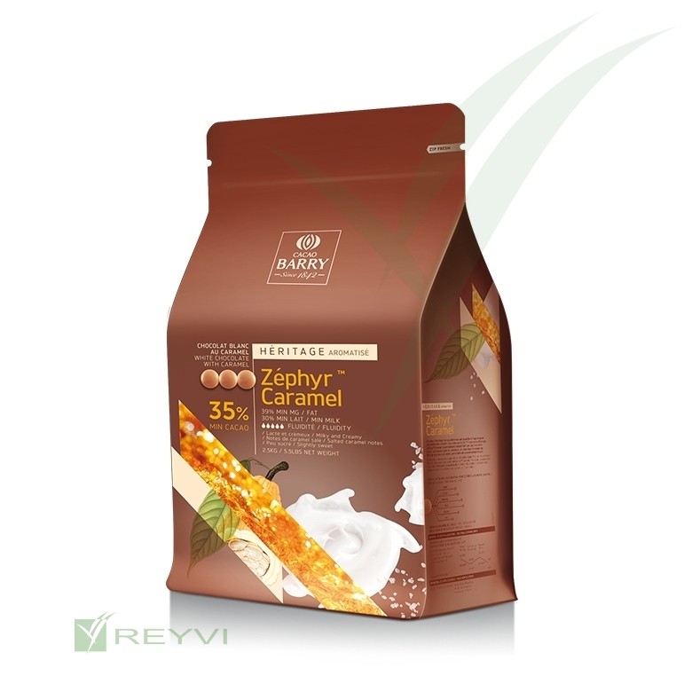 CHOCO CARAMEL ZEPHYR 35% BARRY B/2,5 KG(C/4)