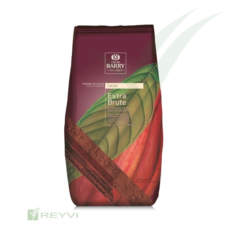 Cacao en Polvo Extra Brute Barry | 22-24% | Bolsa 1 kg