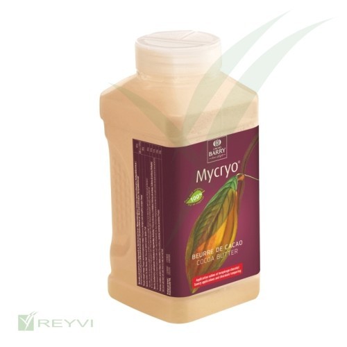 Mycryo Manteca de Cacao 100% Pura en Polvo | Ideal para Atemperar | Bote 550 gr