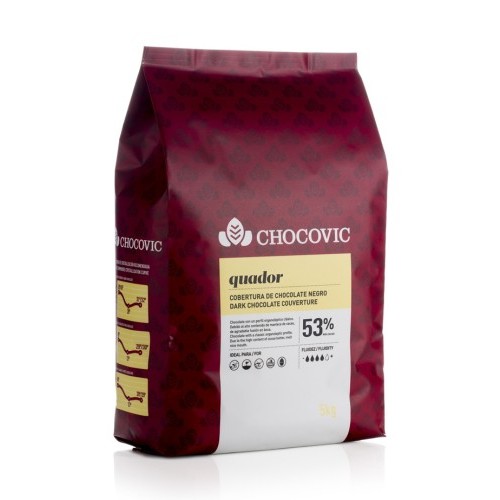 COBERTURA NEGRA QUADOR BOLSA 5 KG (C/2)