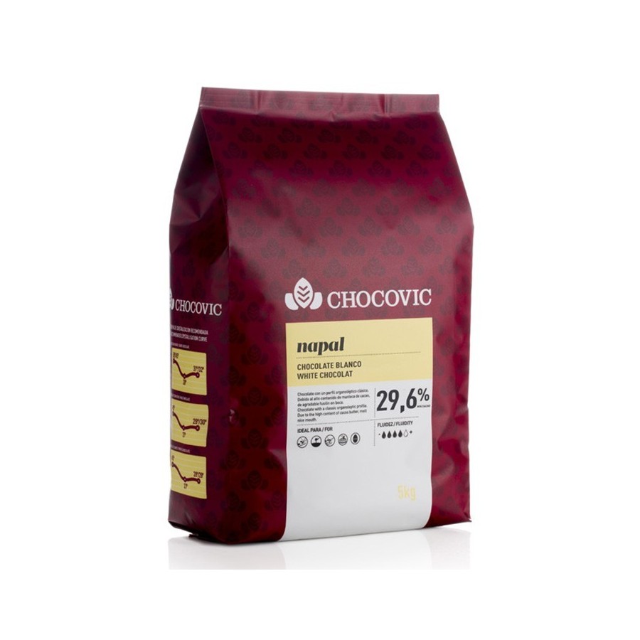 BOLSA 1,5 KG CHOCOLATE BLANCO NAPAL (C/6)