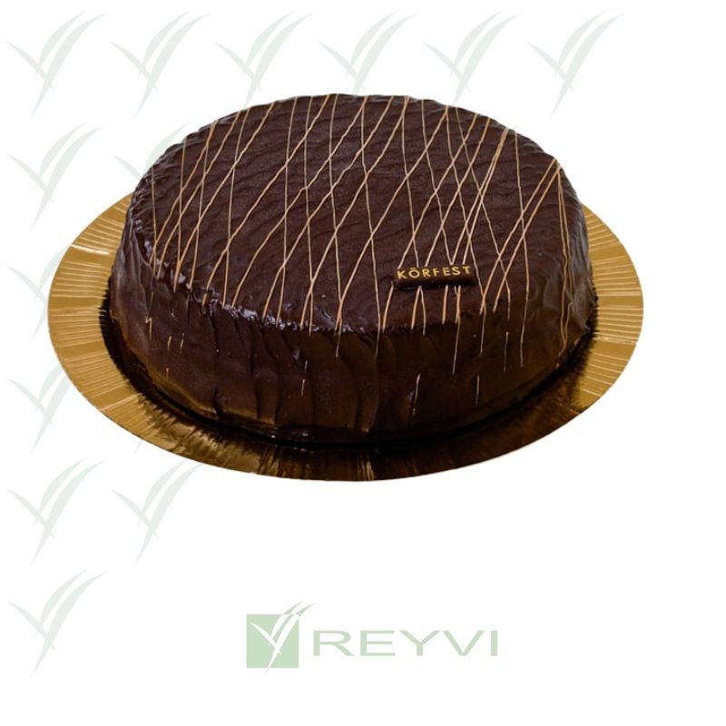 Tarta Sacher Körfest 875 g con glaseado brillante y mermelada

