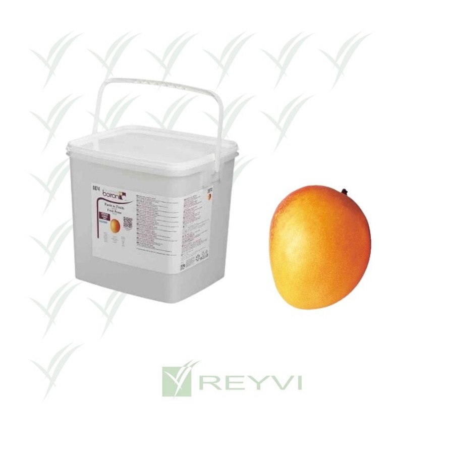 PURE DE MANGO 100% S/AZUCAR CUBO 10 KG