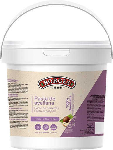 Pasta 100% de avellana tostada Borges – 1 kg