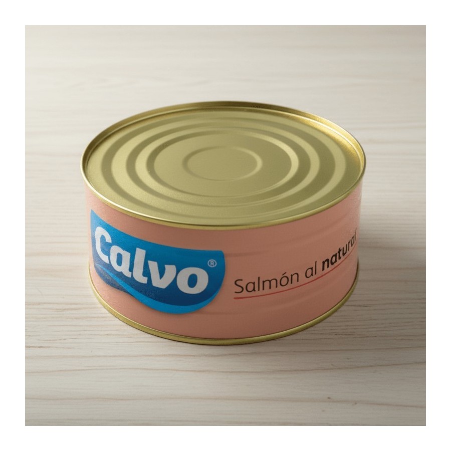 SALMON CALVO NATURAL RO 900 GR C/6 UD