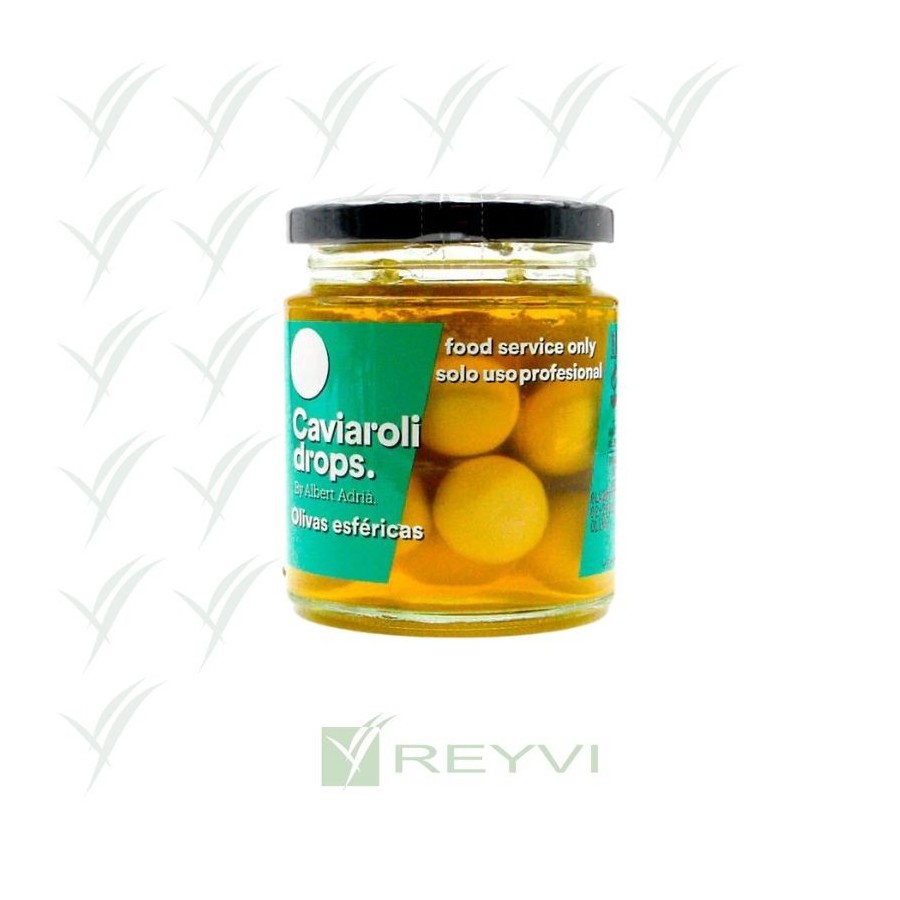CAVIAROLI OLIVA ESFERICA VERDE DROP B/90 GR (C/4)