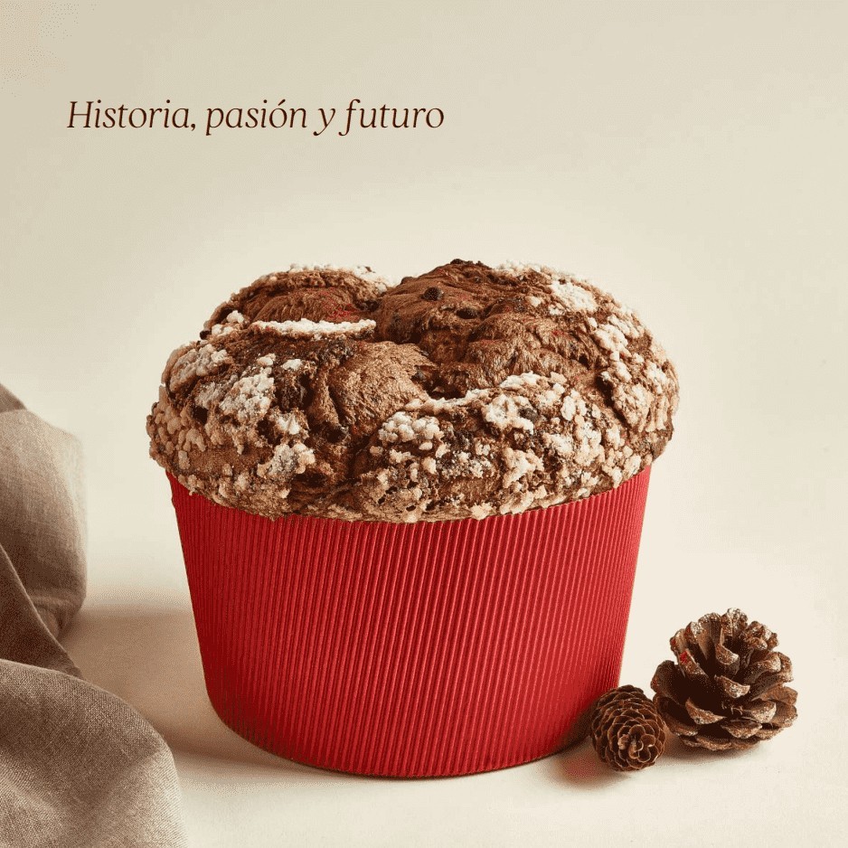 C/400UD MOLDE PANETTONE ROJO ALTO M134/95 500GR