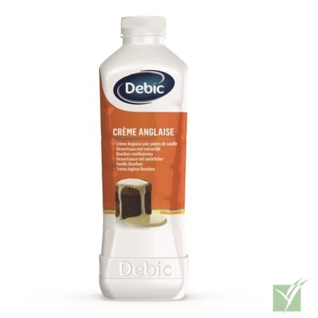 Crema Inglesa Bourbon Debic 1L: Sabor Clásico para Postres