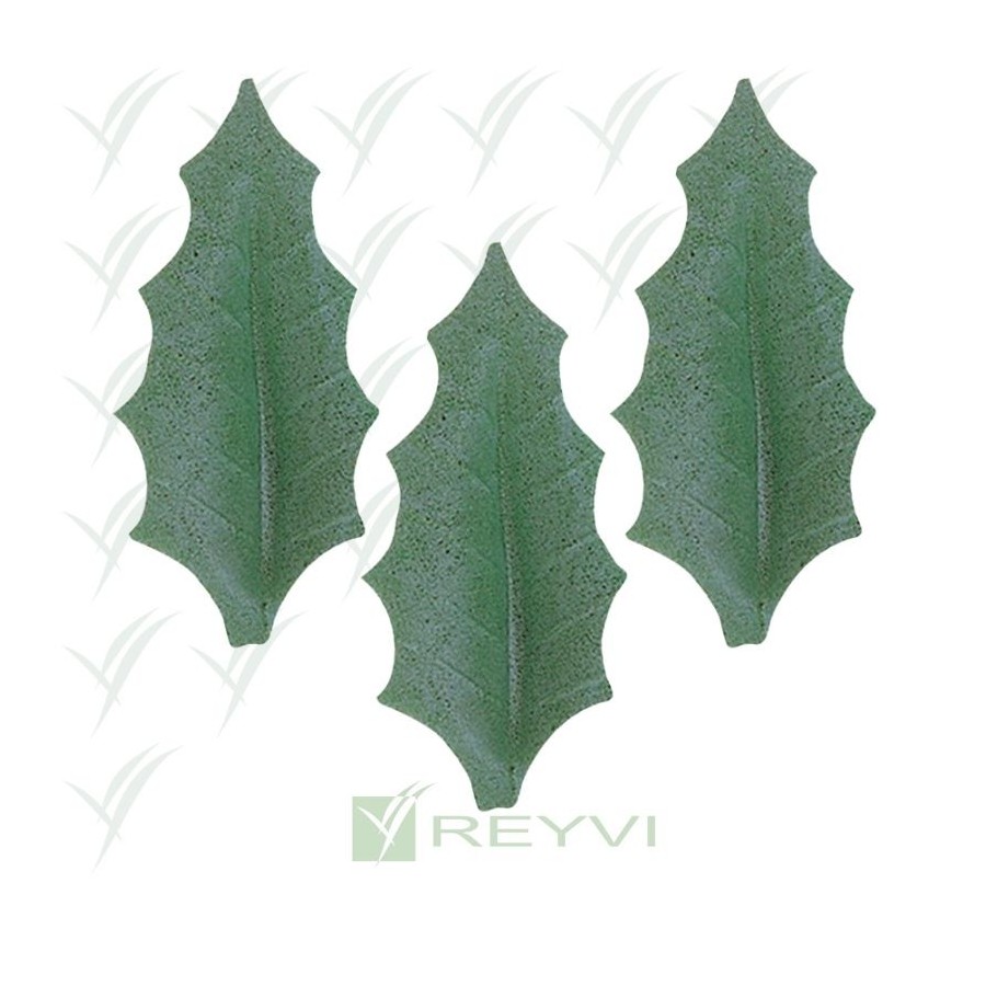 HOJA ACEBO VERDE OSCURO B/500 UD DEK