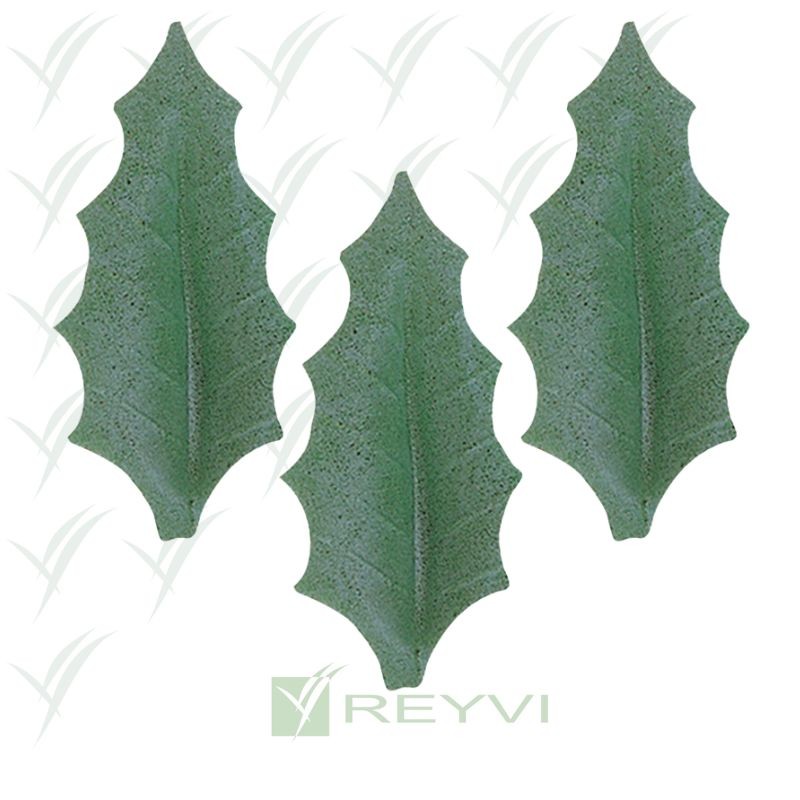 HOJA ACEBO VERDE OSCURO B/500 UD DEK