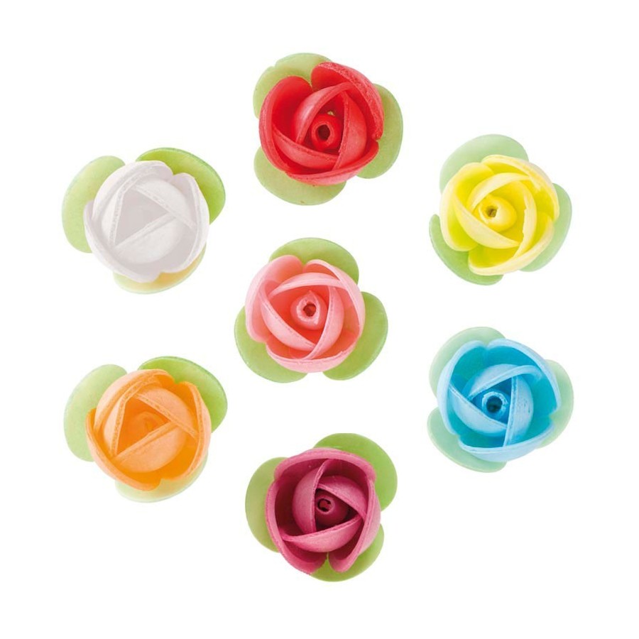 SURT ROSA C/HOJAS OBLEA 3,5 CM C/140 UD