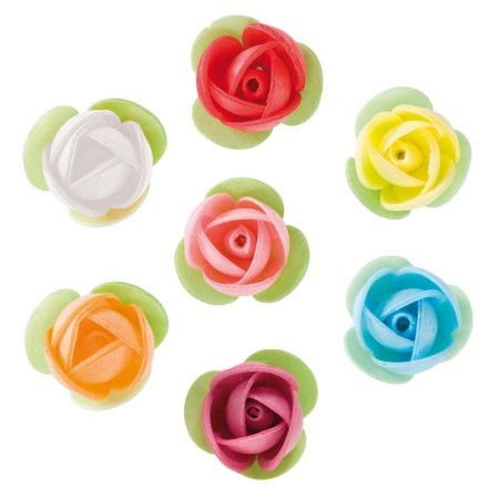 SURT ROSA C/HOJAS OBLEA 3,5 CM C/140 UD