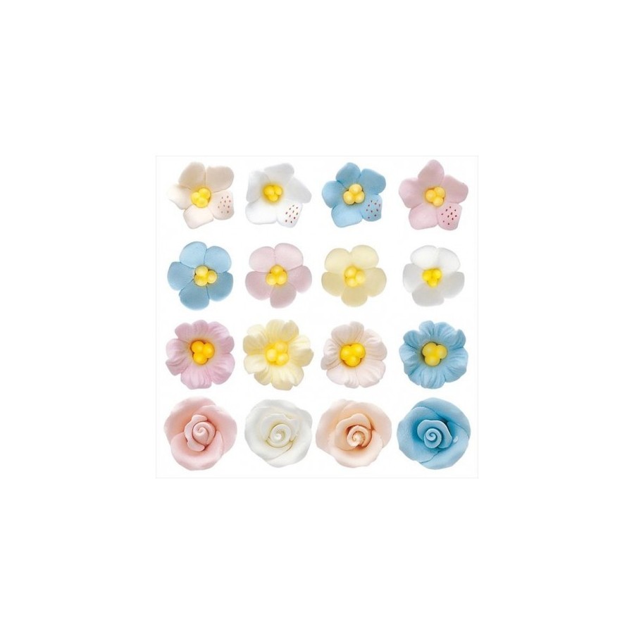 MINI FLORES AZUCAR C/128 UD