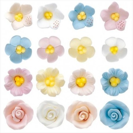 MINI FLORES AZUCAR C/128 UD