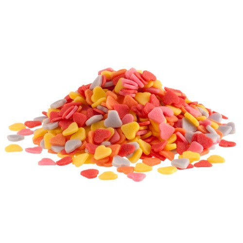 CONFETTI CORAZONES BOTE 1 KG DEK