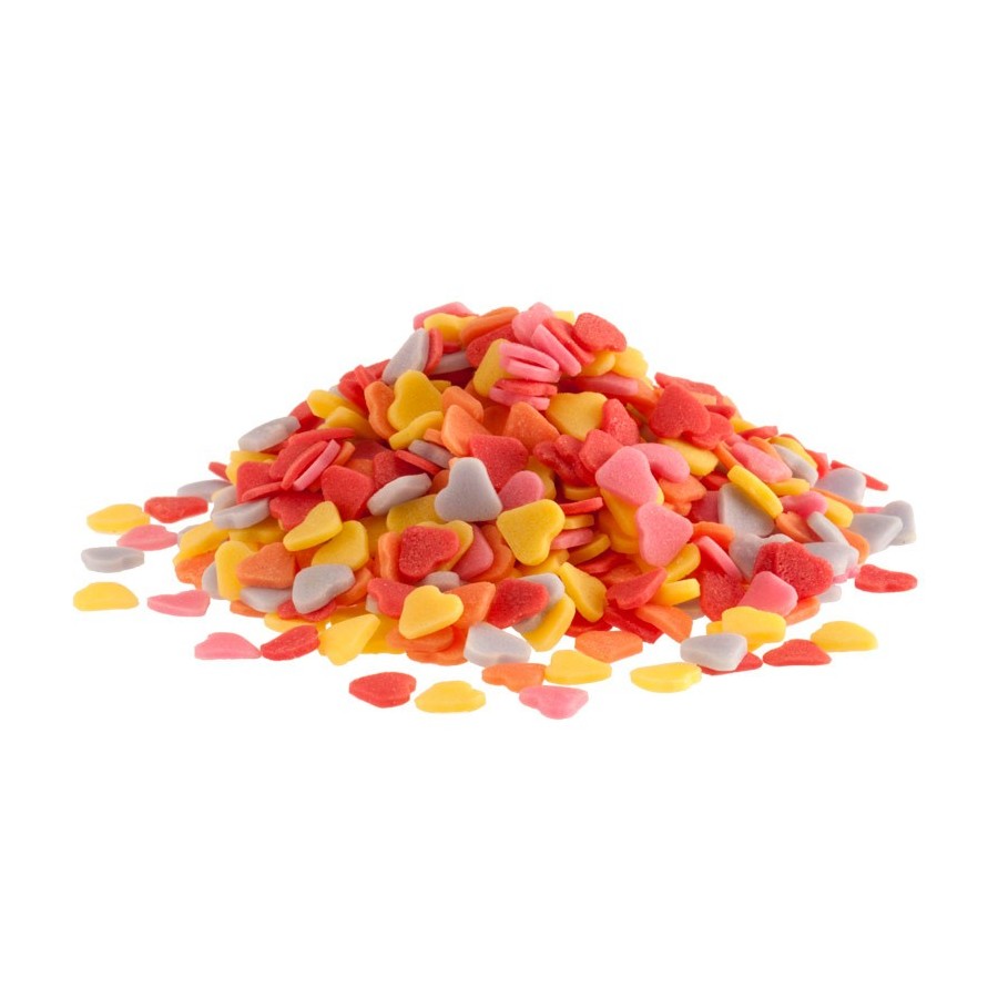 CONFETTI CORAZONES BOTE 1 KG DEK