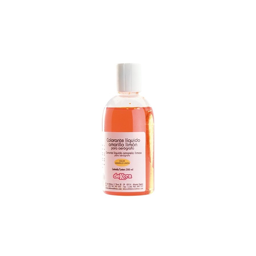 COLORANTE NARANJA 190 ML LIQUIDO DEK