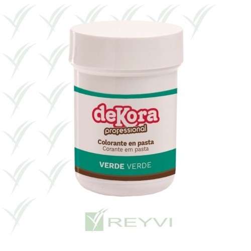 COLORANTE B/30 GR VERDE (EN PASTA) DEK