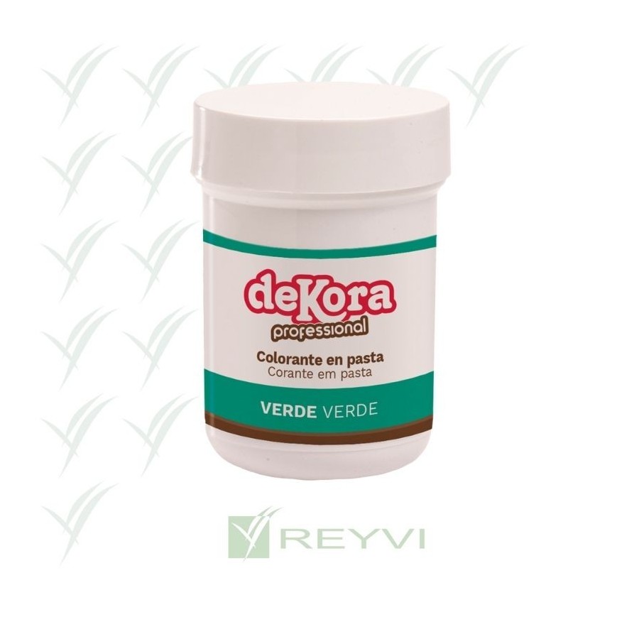 COLORANTE B/30 GR VERDE (EN PASTA) DEK