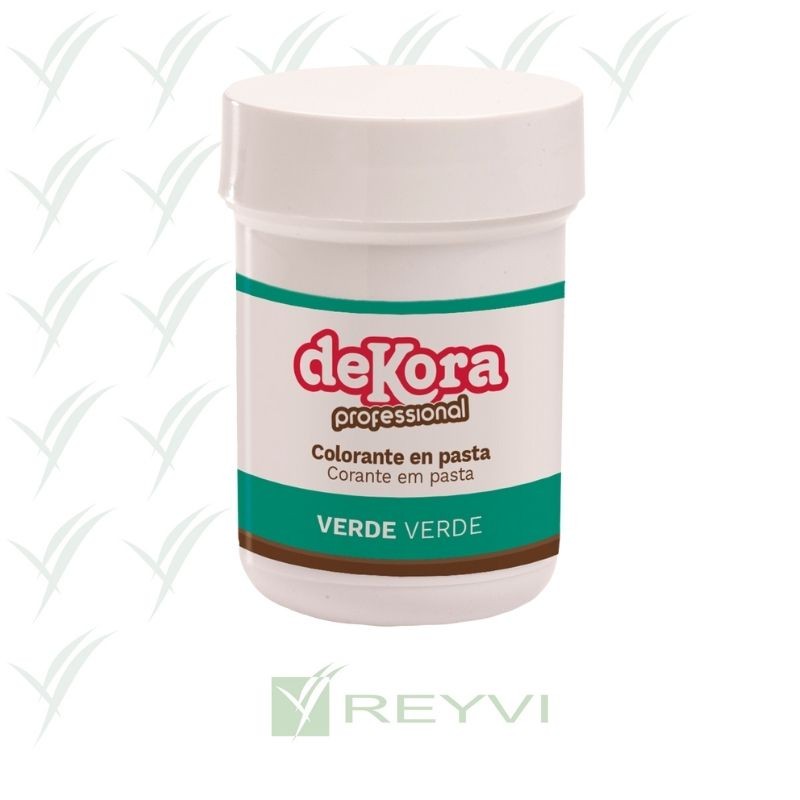 COLORANTE B/30 GR VERDE (EN PASTA) DEK
