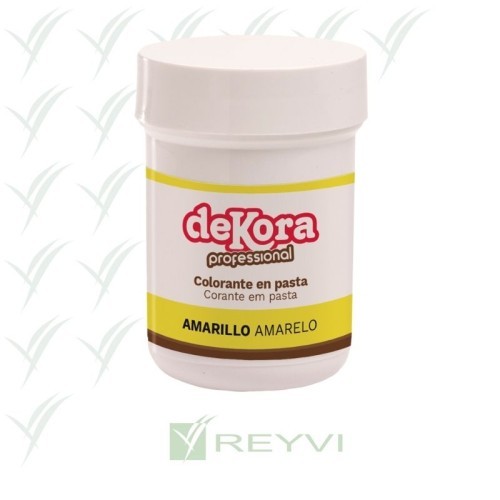 COLORANTE B/30 GR AMARILLO (EN PASTA) DEK