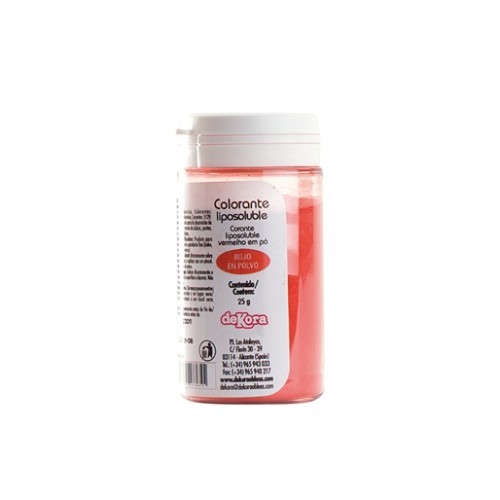COLOR LIPOSOLUBLE POLVO ROJO B/25 GR DEK