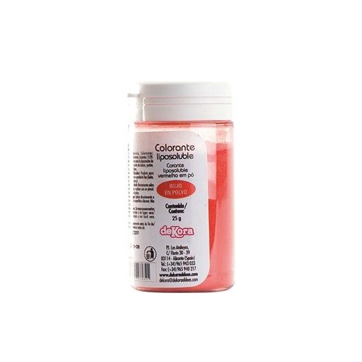 COLOR LIPOSOLUBLE POLVO ROJO B/25 GR DEK