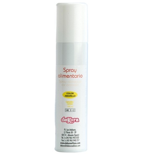 SPRAY COLOR AMARILLO ALIMENTARIO 100 ML