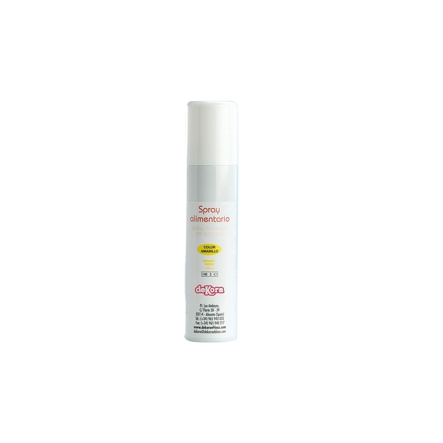 SPRAY COLOR AMARILLO ALIMENTARIO 100 ML