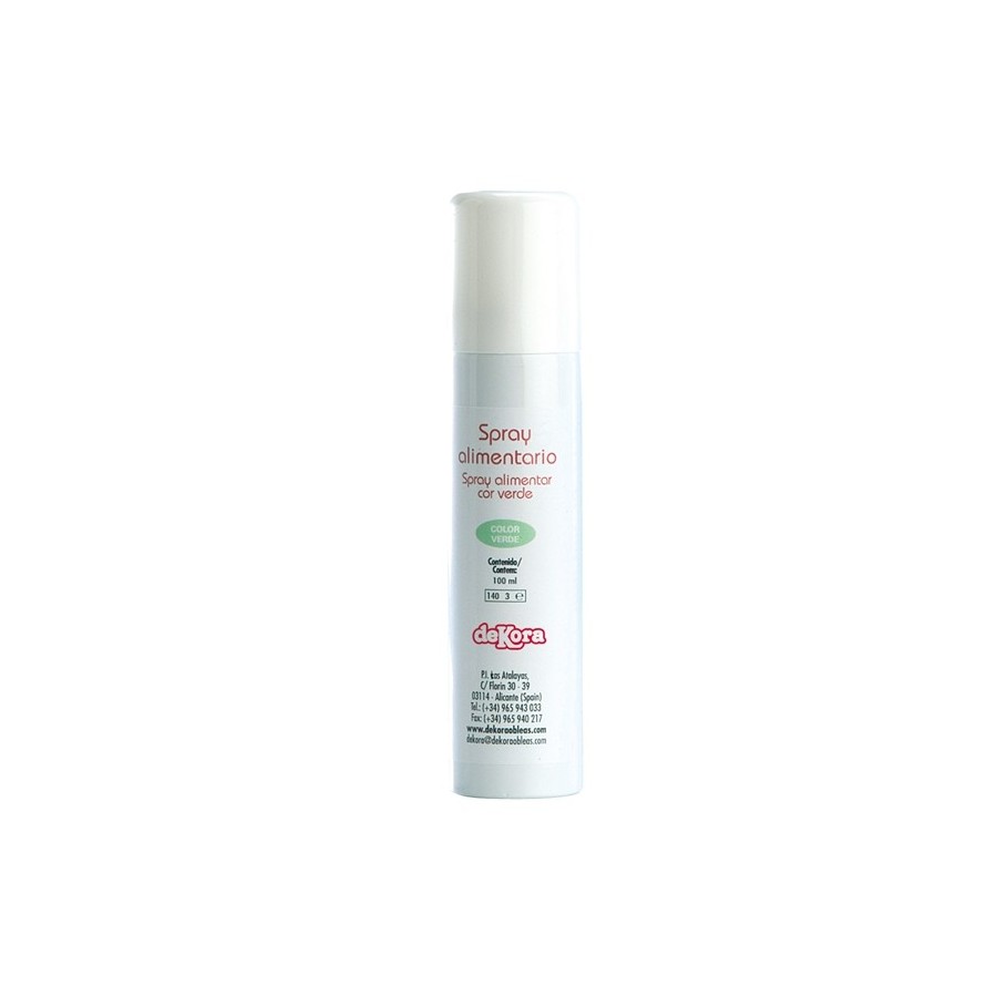 SPRAY COLOR VERDE ALIMENTARIO 100 ML DEK